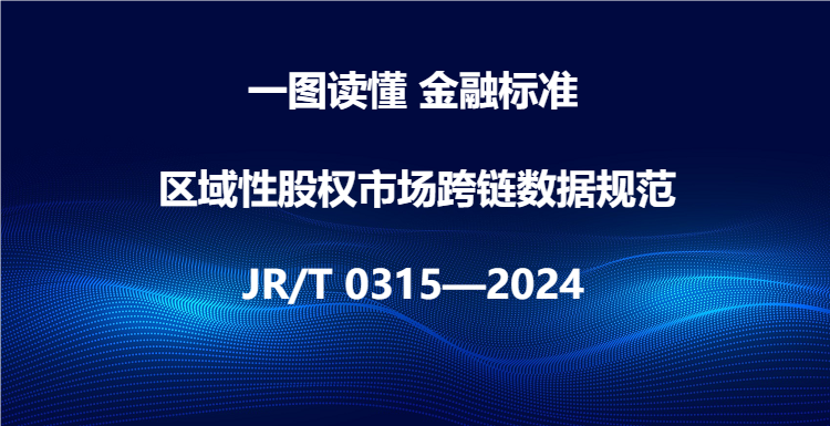 一图读懂《区域性股权市场跨链数据规范》